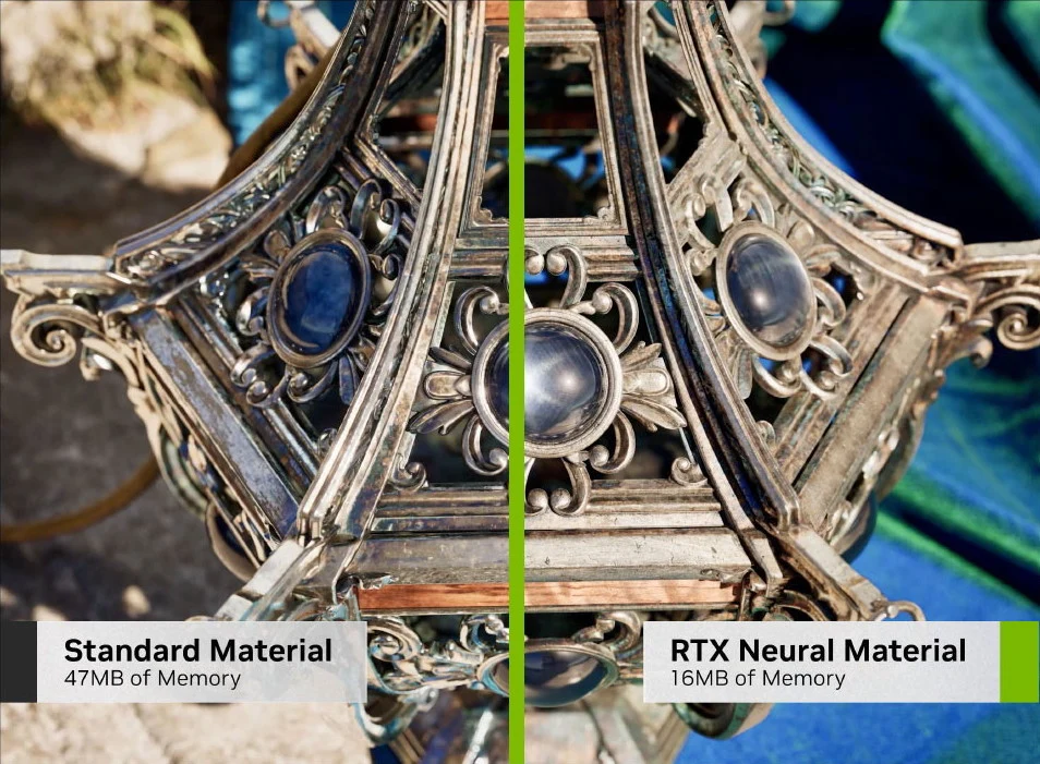 90% Less VRAM Usage: Nvidia AI Boosts Gaming Performance