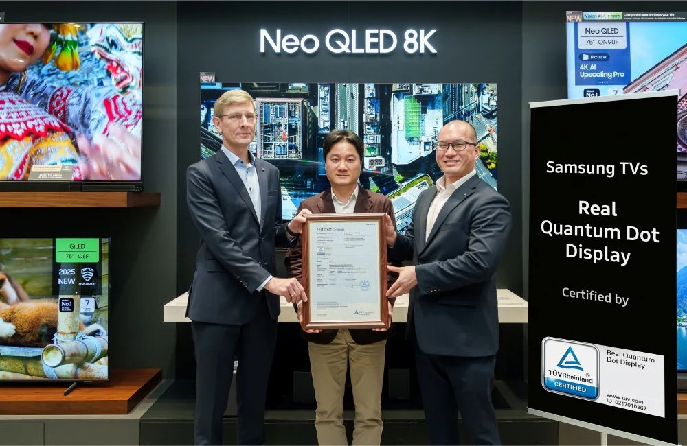 Samsung QLED TVs Earn ‘Real Quantum Dot’ Certification Upgrade