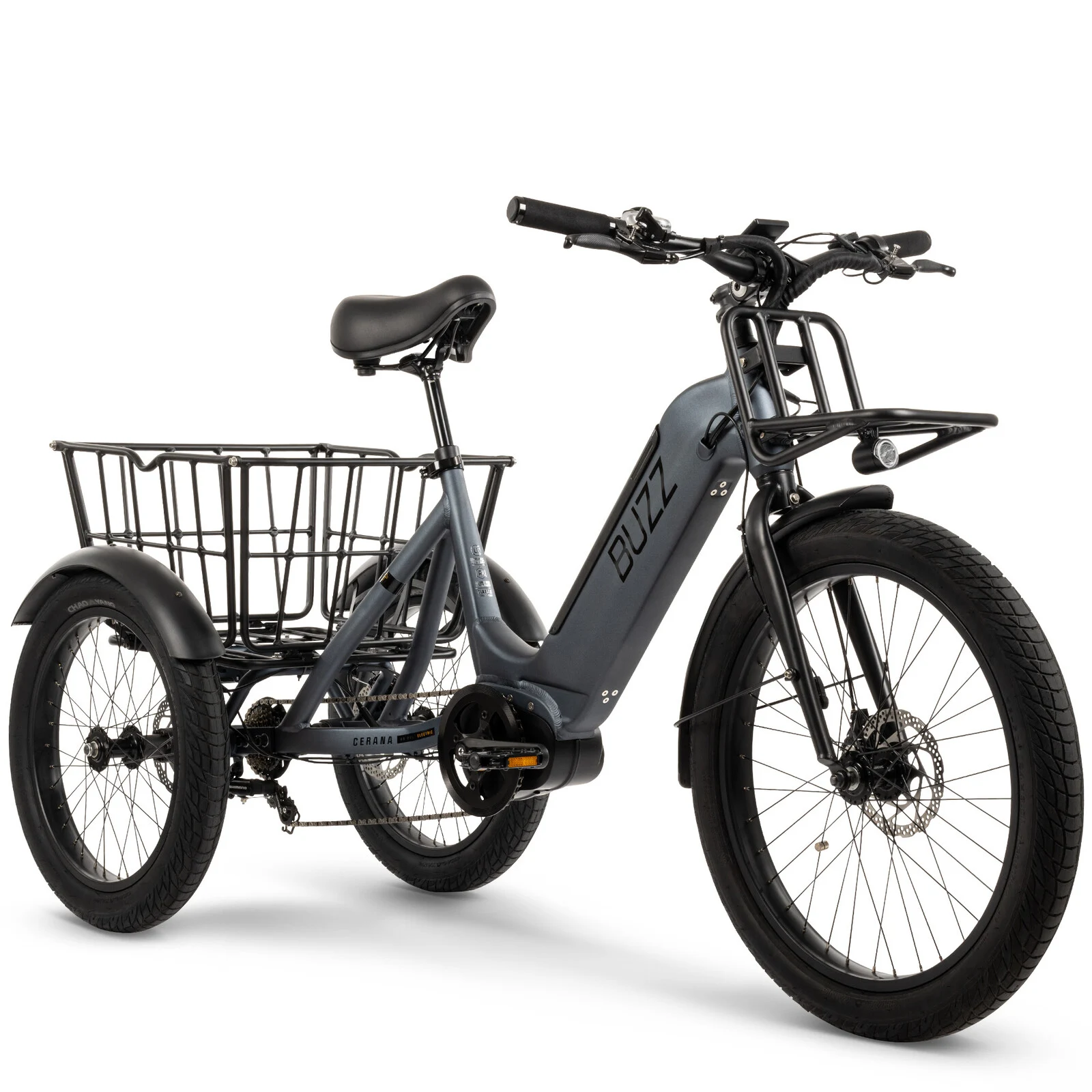 Buzz Cerena T2 E-Trike: 500W Motor & 40-Mile Range Launch