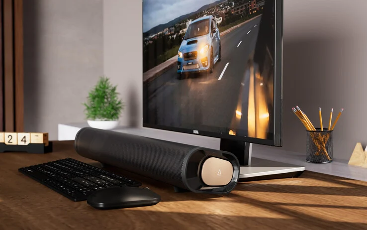 Compact 160W Soundbar with Subwoofer for Desktops and Living Rooms