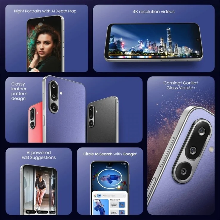 Samsung Galaxy F36 5G Launches: Leather Design, AI Camera, Updates