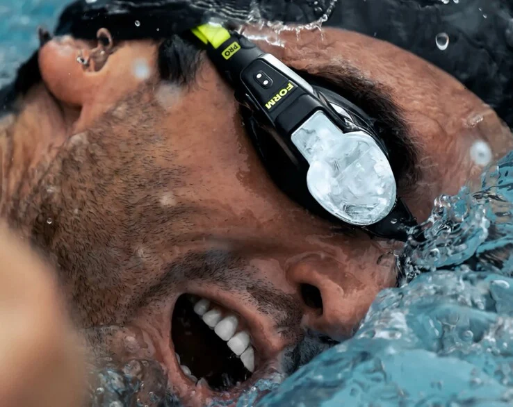 Smart Swim 2 Pro Goggles: Heart Rate, Distance & More Displayed