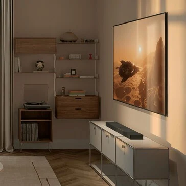 KEF XIO Dolby Atmos Soundbar: 12 Speakers, 820W, Wireless Subwoofer