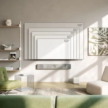 KEF XIO Dolby Atmos Soundbar: 12 Speakers, 820W, Wireless Subwoofer