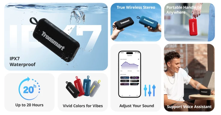 Tronsmart Bang 2 and Trip 2: New Portable Speakers with EQ Options