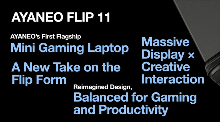 Ayaneo Flip 11: A New Mini Gaming Laptop to Rival GPD Win Max 2