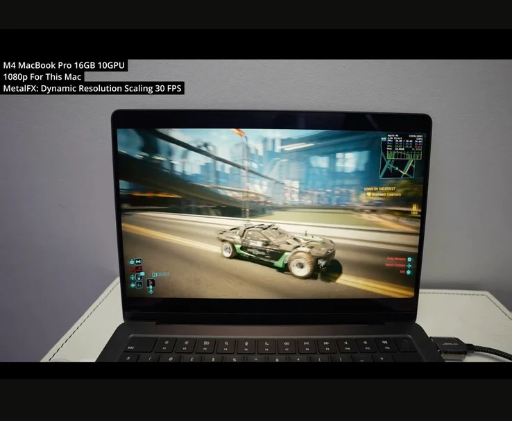 Cyberpunk 2077 Performance on M1, M1 Max, M3, and M4 MacBook Pro