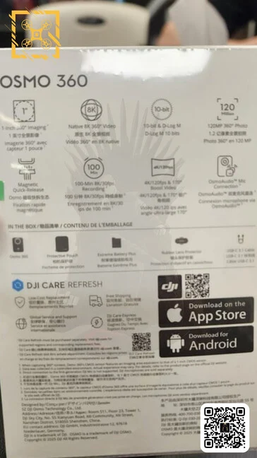 DJI Osmo 360 Leak: 120 MP Camera for GoPro Max 2 Rival