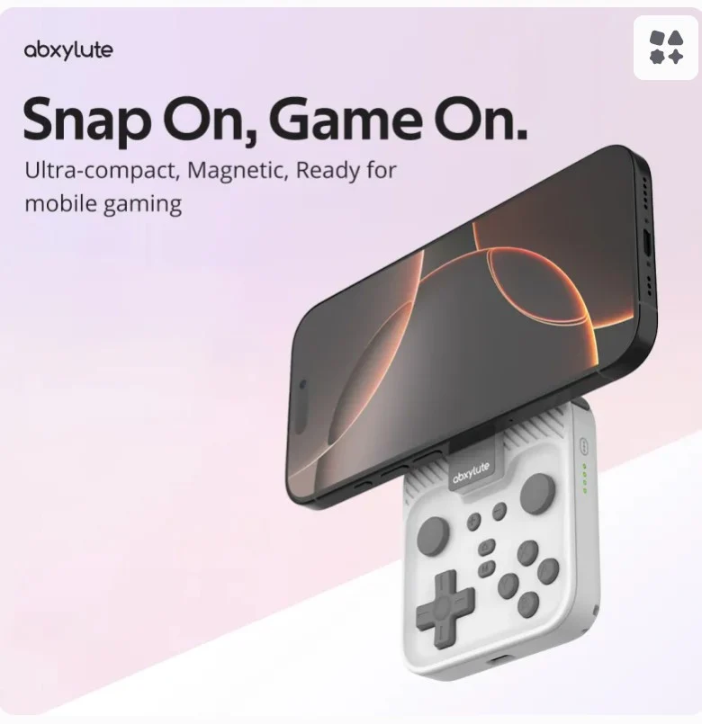 Abxylute Launches Magnetic Snap-On Game Controller for Phones