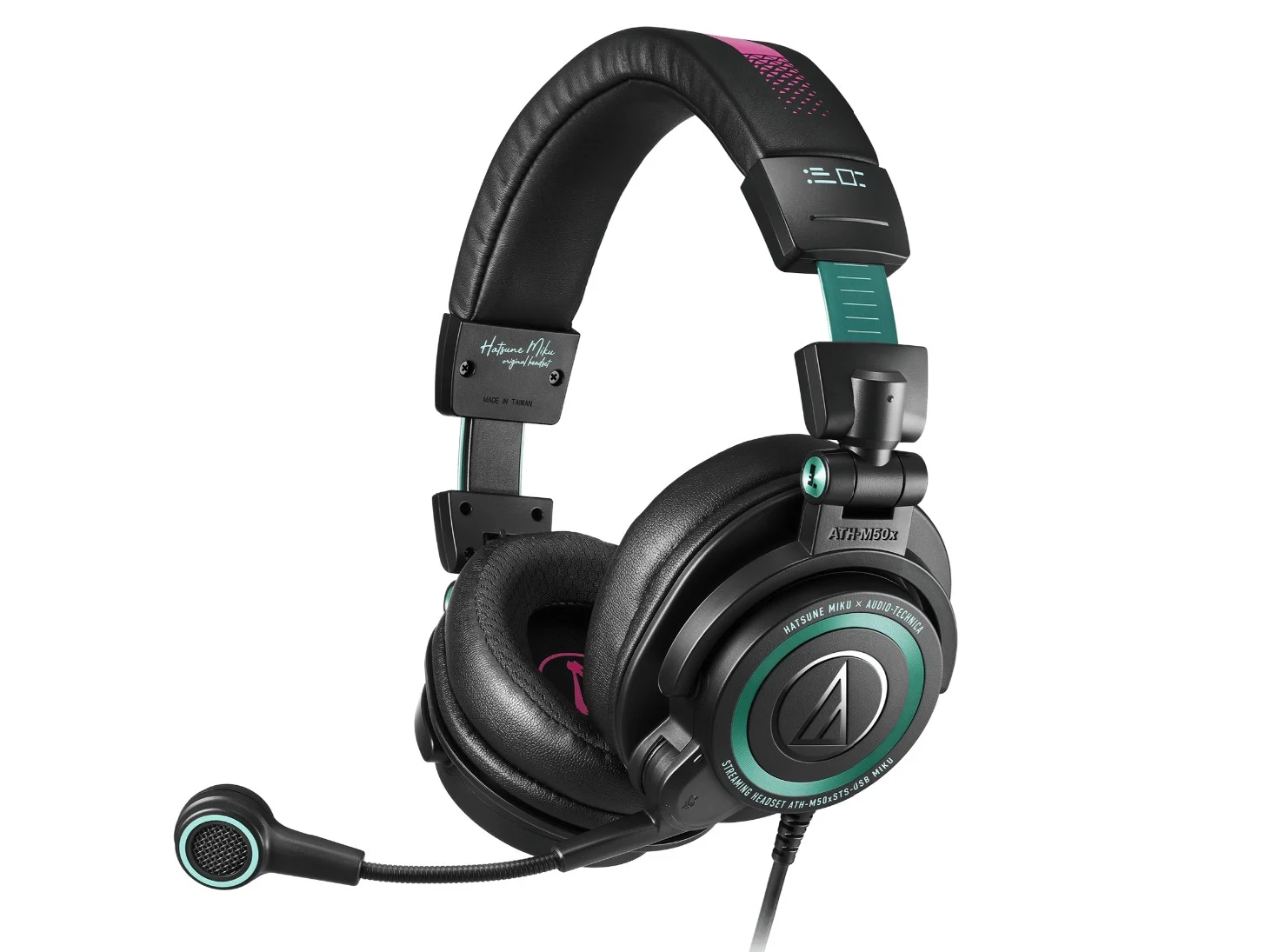 Audio-Technica Unveils Limited Edition Hatsune Miku ATH-M50xSTS-USB Headset