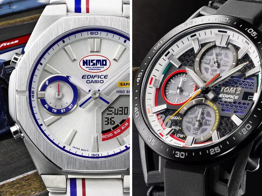 Casio Edifice Collaboration Watches: NISMO, TOM’S, Honda, AlphaTauri