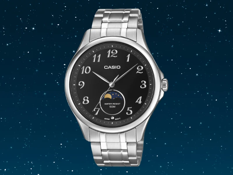 Casio Launches New MTP-M110 Moon Phase Watches in Europe