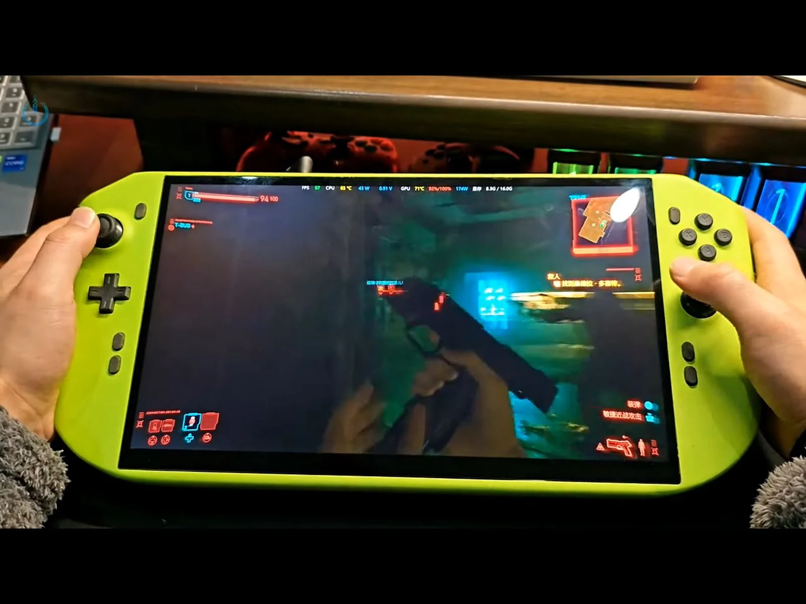 DIY Handheld PC with RTX 4090: 120 FPS AAA Games at 72°C