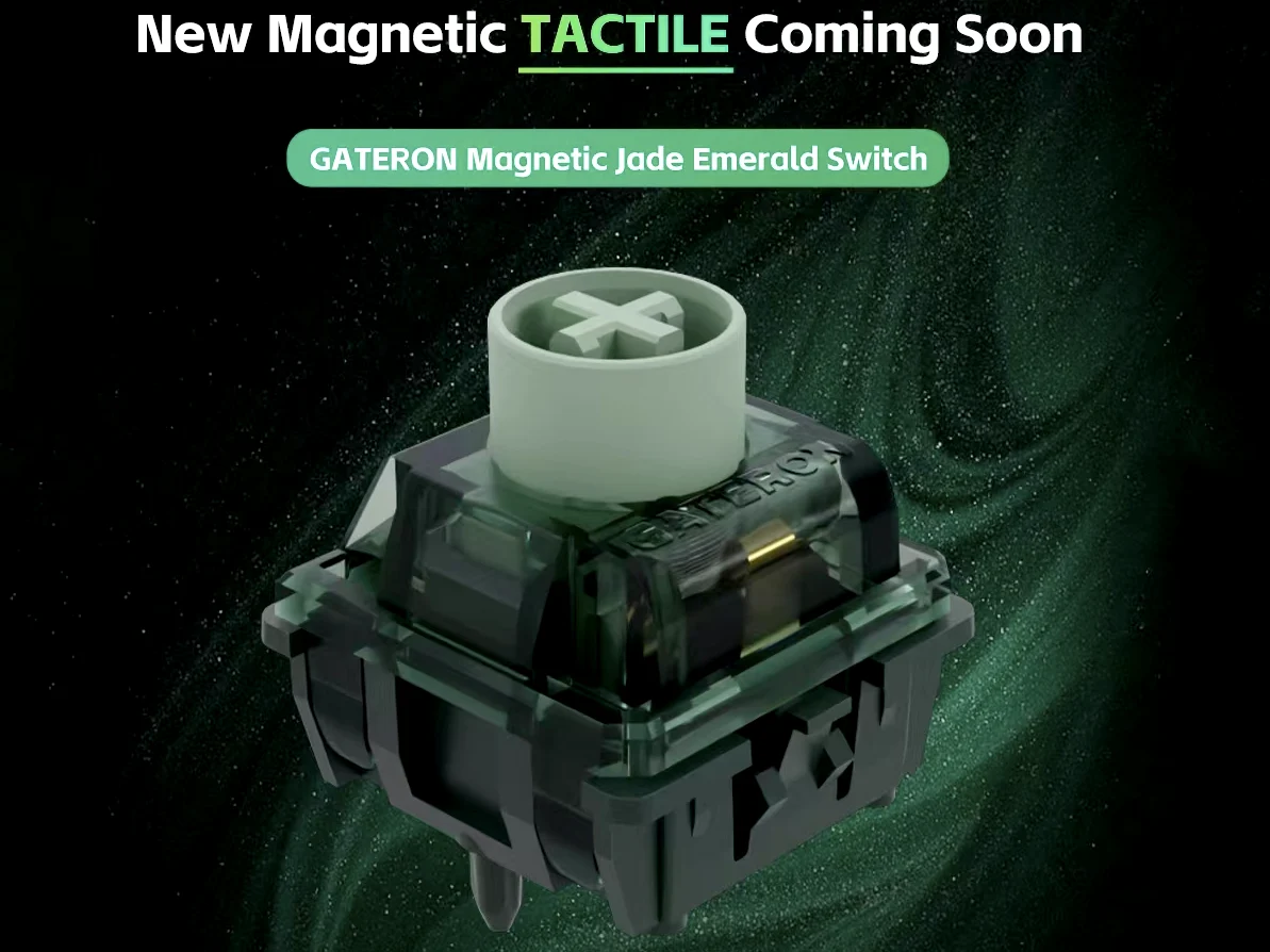 Gateron Unveils Tactile HE Switch for Universal Gaming Keyboards