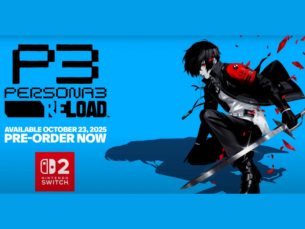 Persona 3 Reload for Nintendo Switch 2 Launches October 23