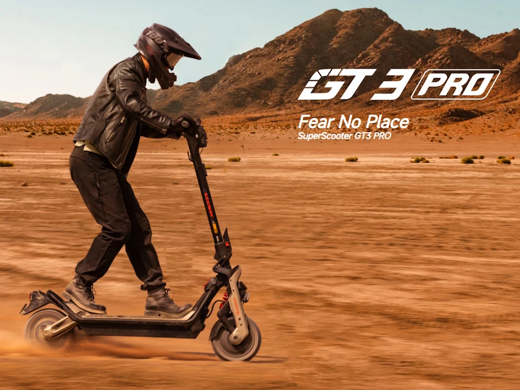 Segway GT3 Pro SuperScooter: 50 MPH, Off-Road Ready, 5.7″ Clearance