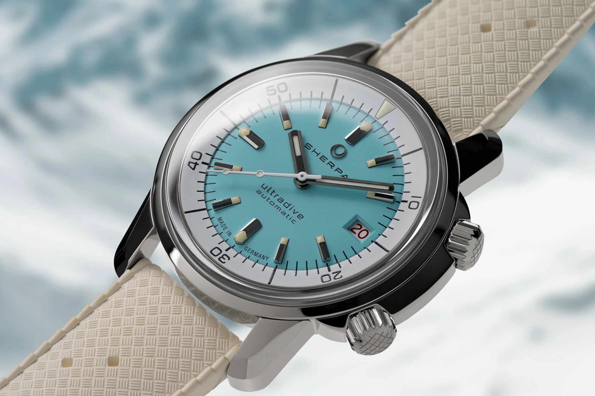 Sherpa Unveils Ultradive: 200m Water Resistance & Steel Case