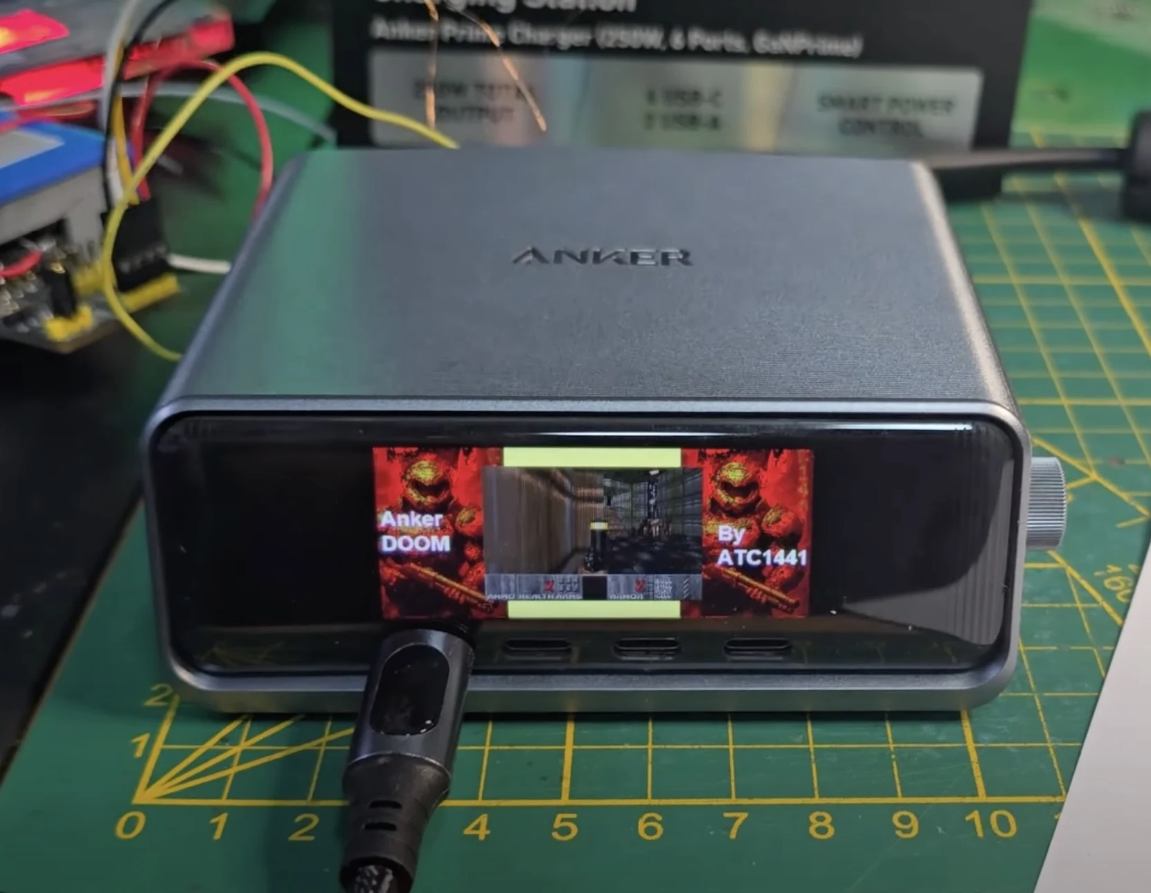 Doom Game on Anker Prime Charger: Fun Yet Pointless Experiment