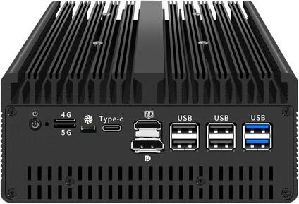 Buy Fanless Intel Core Ultra 7 155H Mini PC with 6x 2.5 GbE NICs