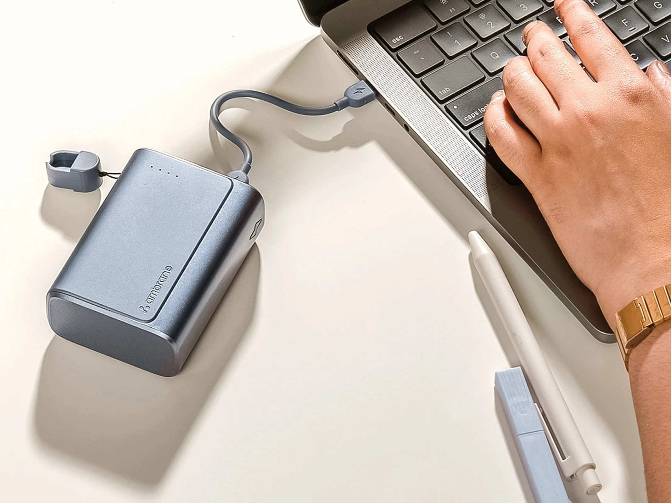 Ambrane PowerMini20 Power Bank with Detachable Cable Launches