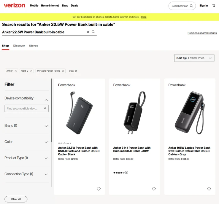 New Slim Anker Power Bank with Built-In Cable Revealed