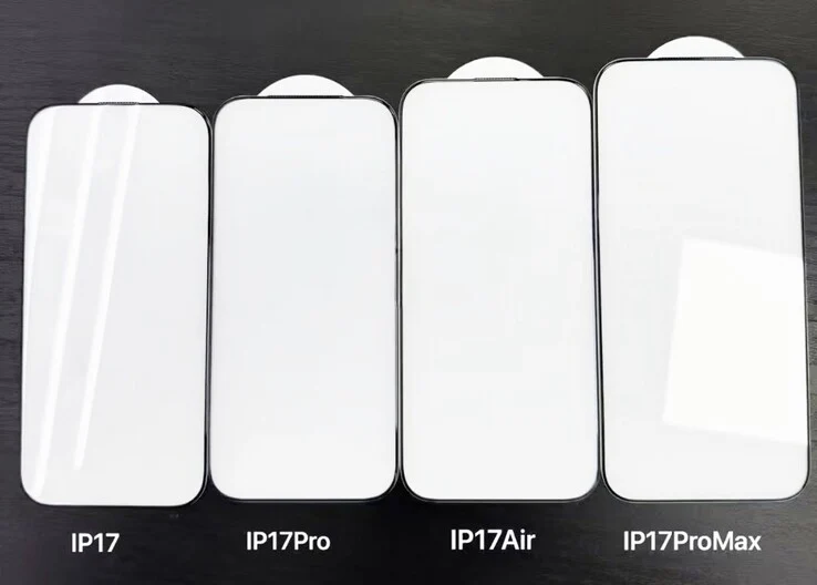 iPhone 17 Pro vs iPhone 17 Air Size Comparison: Leaked Dimensions