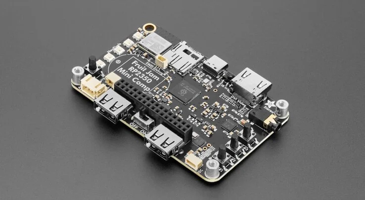 Fruit Jam RP2350: WiFi 6 Single-Board Computer with Buttons & Speaker