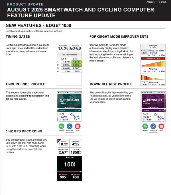 Garmin's August 2025 Update: Over 12 New Features for Smartwatches