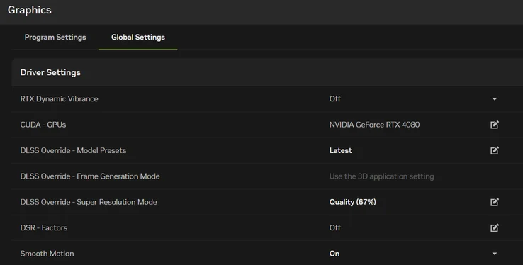Nvidia App Beta Adds Global DLSS Overrides for RTX 4000 GPUs