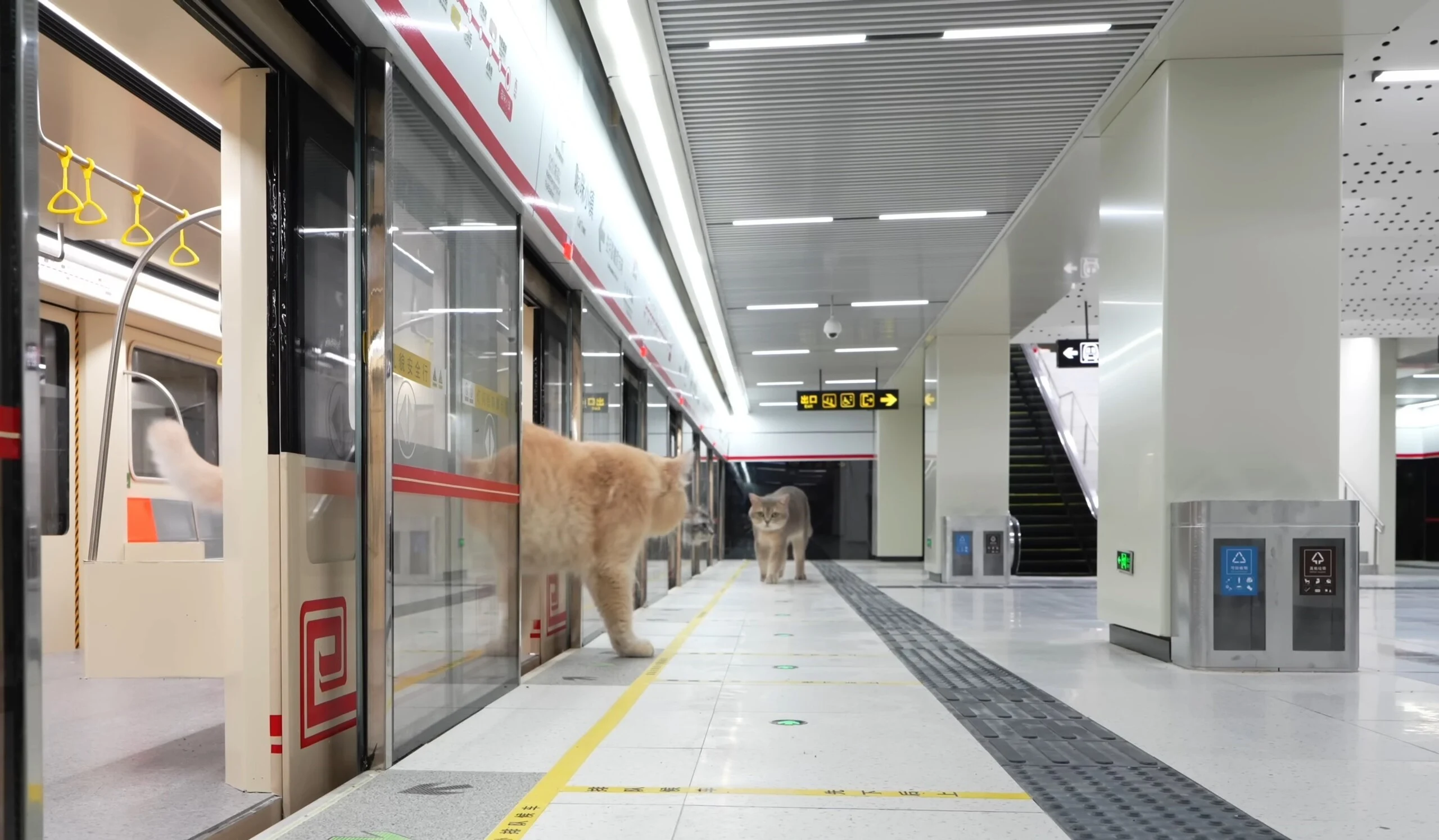 Man Builds Viral Subway System for His Cats with Tunnels and Stations
