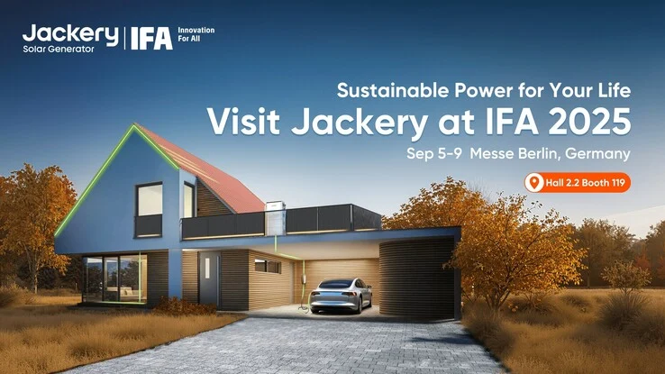Jackery Unveils Slim Power Station and Solar Panels at IFA 2025