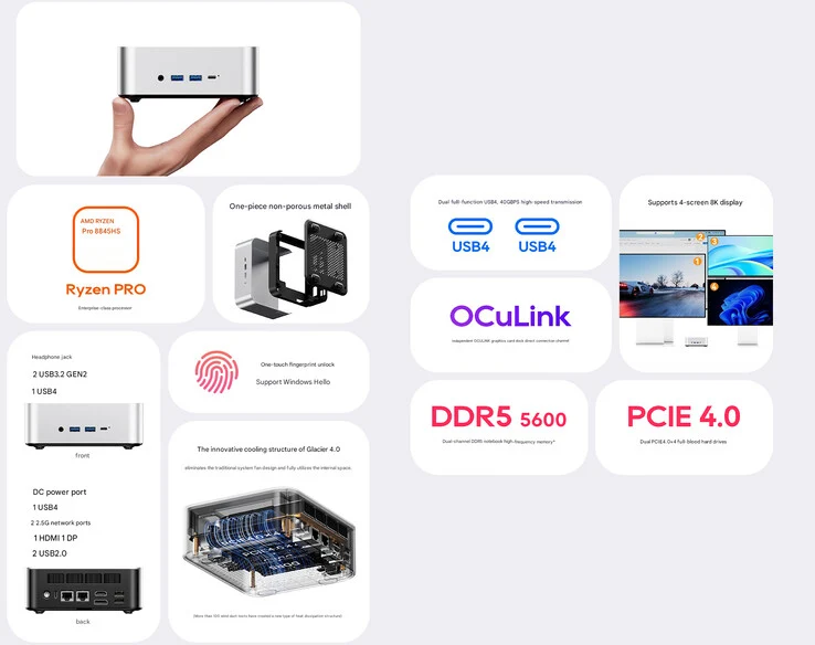 Aoostar Launches Affordable Mini PC with OCuLink and Ryzen 7 Pro