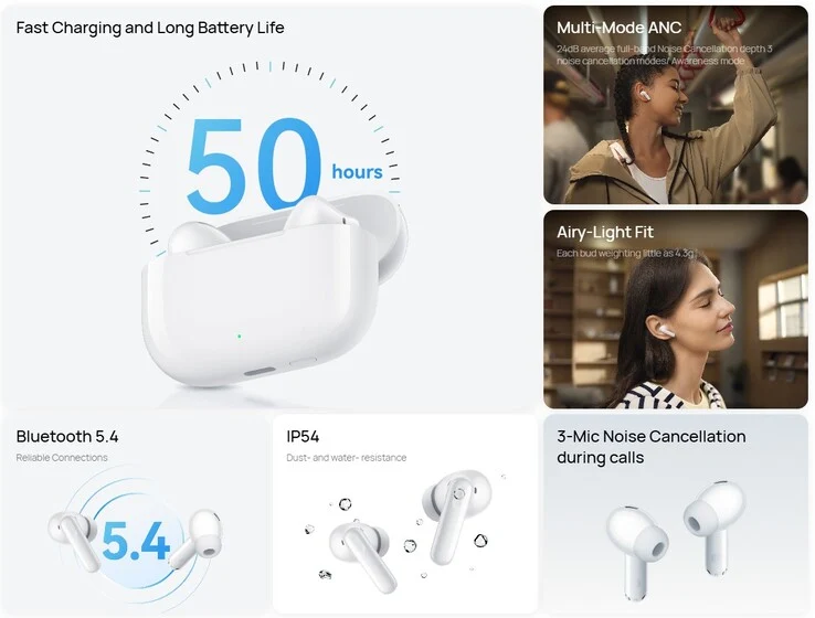 Huawei FreeBuds SE 4: Affordable Wireless Earbuds with ANC