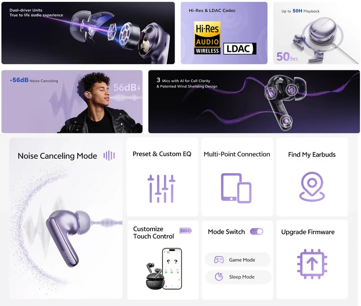 QCY Unveils Affordable Wireless Earbuds with 50-Hour Battery Life