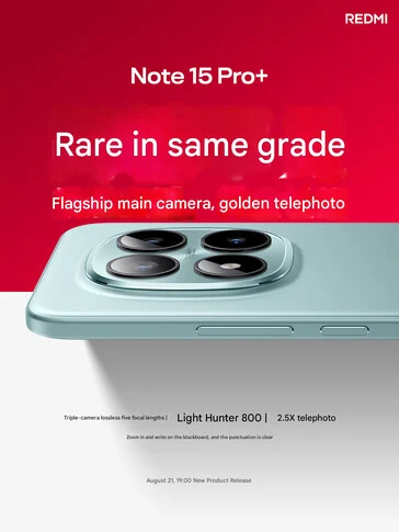 Redmi Note 15 Pro Plus: Snapdragon 7s Gen 4 and Camera Specs Revealed