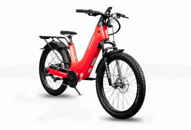Segway Xafari: High-Performance E-Bike with 88-Mile Range in Crimson Red