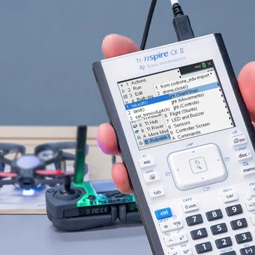 Students Use TI-Nspire CX II to Fly CoDrone Edu and Learn Python