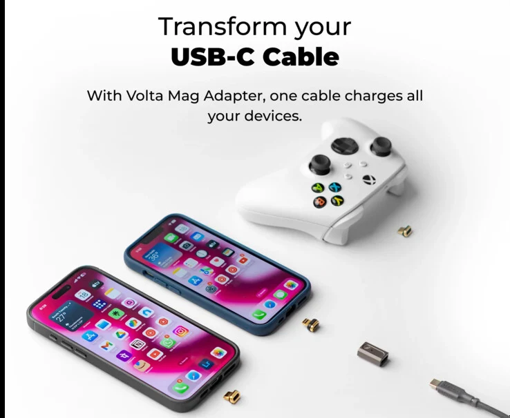 Volta Launches Thunderbolt 5 Magnetic USB-C Adapter Preview