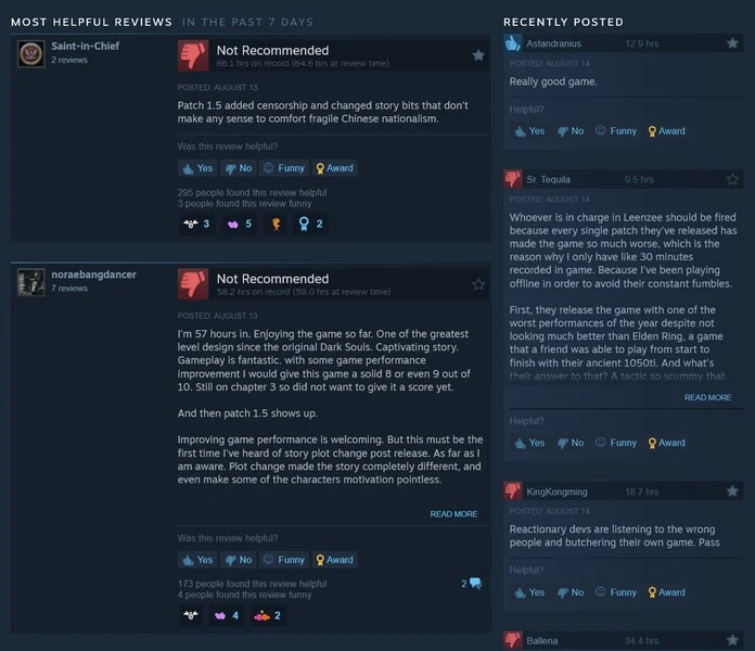 Wuchang: Fallen Feathers Faces Backlash Over Censored NPCs