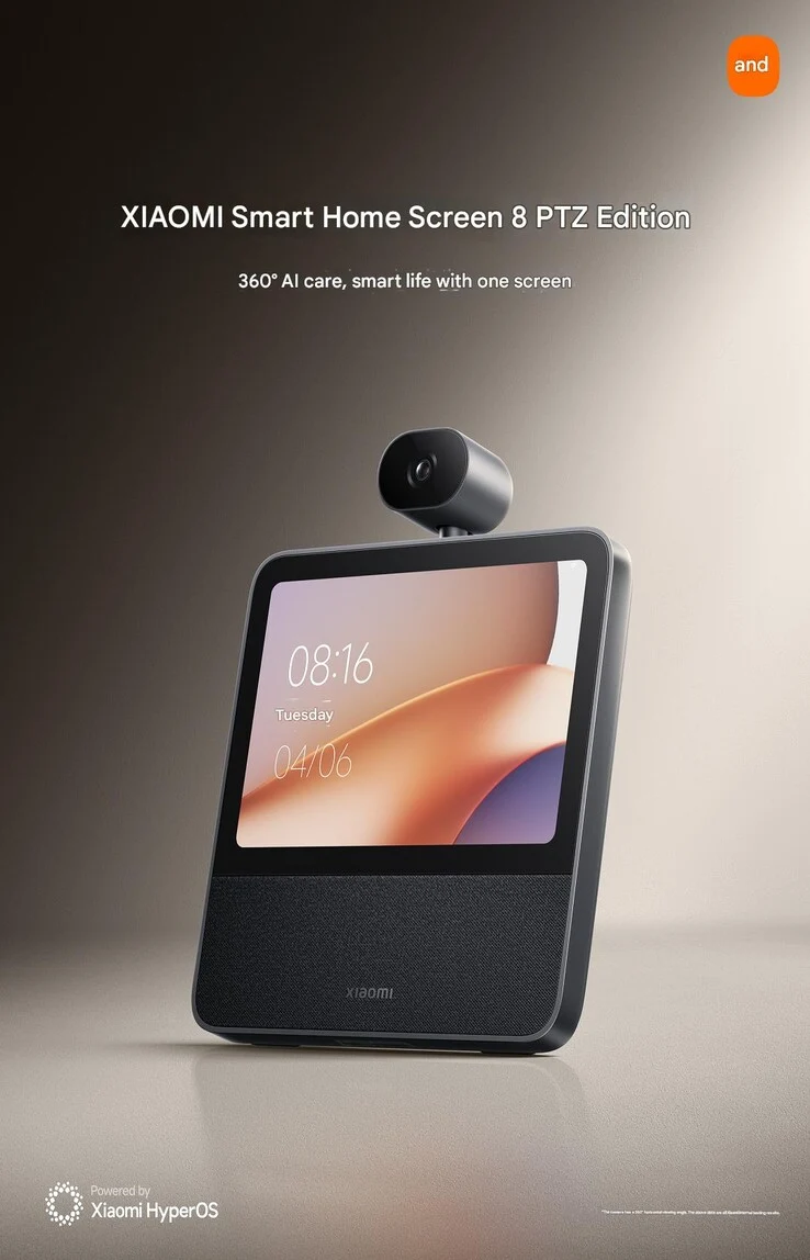 New Xiaomi Smart Home Screen 8 PTZ Edition Coming Soon