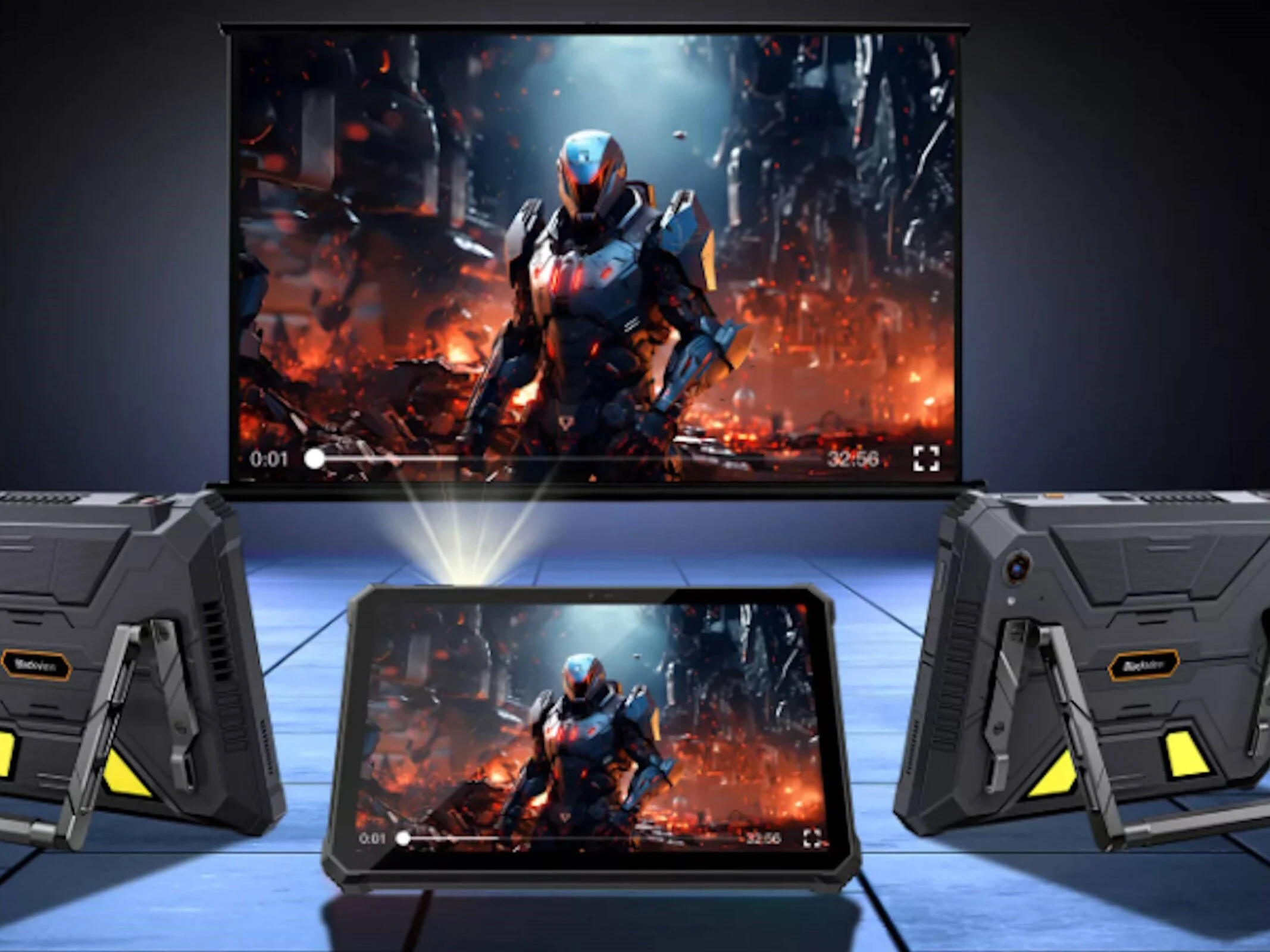 Blackview Active 12 Pro 5G Tablet: Durable & Integrated Projector