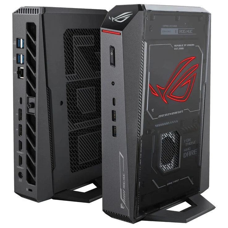 Asus ROG NUC 2025 Mini-PC: Affordable RTX 5060 & 5070 GPUs
