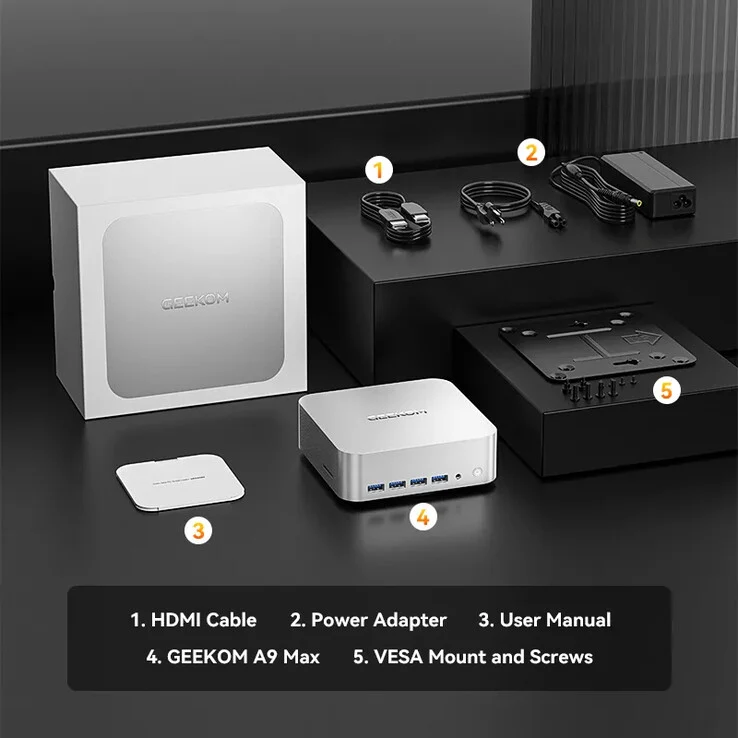 Geekom A9 Max Launches Early with AMD Ryzen AI 9 HX 370 and 128GB RAM