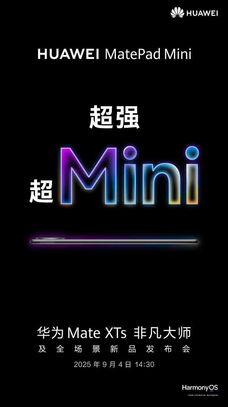 Huawei MatePad Mini Launch Date Revealed: Compact OLED Tablet
