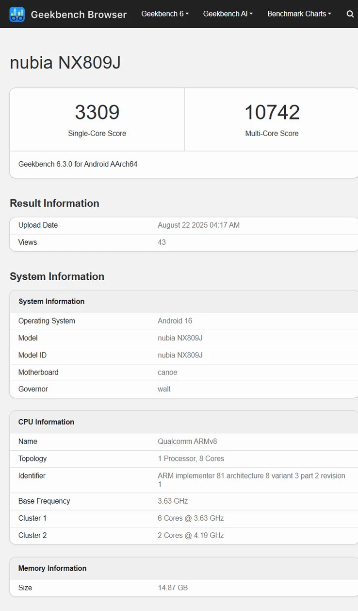RedMagic 11 Pro Tops Early Benchmarks with Snapdragon 8 Elite