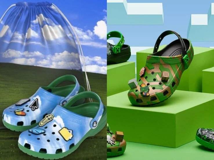 Microsoft XP Crocs: Comfort for Your Feet with Clippy Design $80
