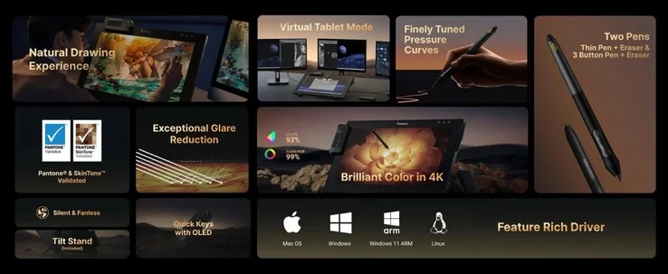 4K OLED Drawing Tablet with Remote and Calman Integration
