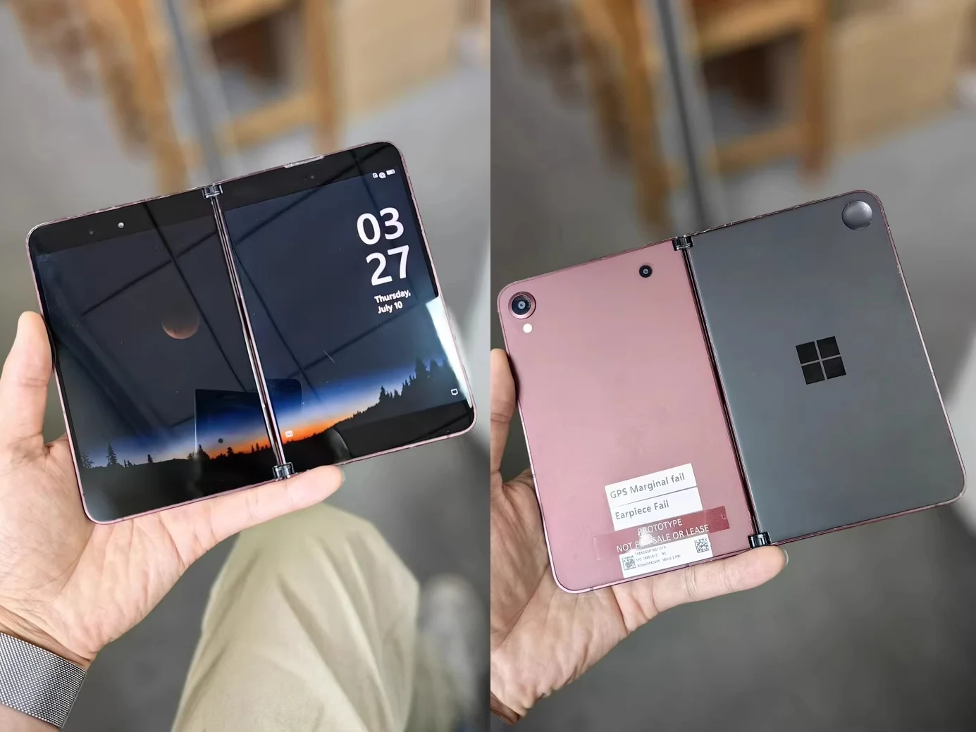 Rare Surface Duo Prototypes Found Running Windows in Marketplace