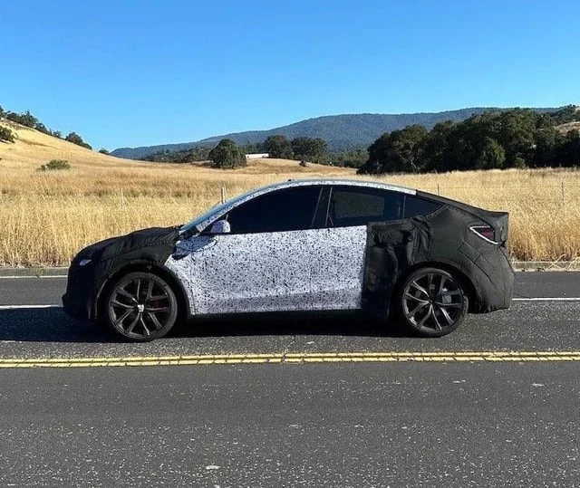 Tesla Model Y Performance Features New Forged Wheels in California