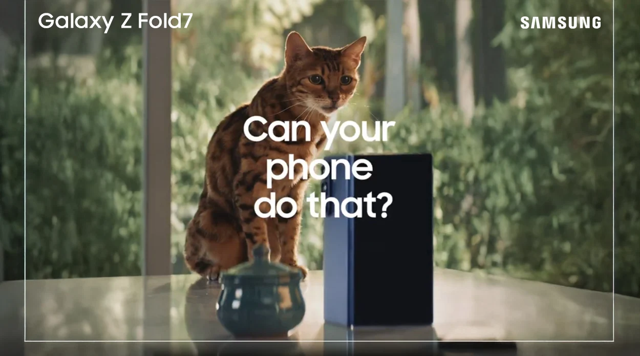 Samsung Mocks Apple in New Galaxy Z Fold 7 Promo Video